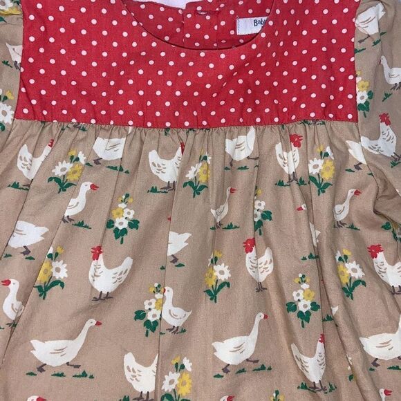 Baby boden goose dress sz 18/24 - Picture 4 of 4